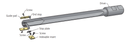 X06.350-1500/0I3 BROCA CAÑON DIAM 6.35MM X 1500MM OAL