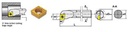 SI-SCLCR 8-3 Barra de Interiores 1/2" para inserto CCMT 09T3