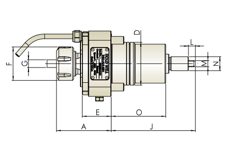 HERRAMIENTA VIVA AXIAL BMT55-ER25 P/NAKAMURA HOLDWELL