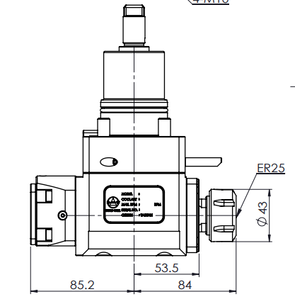 HERRAMIENTA VIVA RADIAL BMT55-ER25 P/NAKAMURA HOLDWELL (copia)