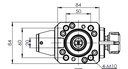 HERRAMIENTA VIVA RADIAL BMT55-ER25 P/NAKAMURA HOLDWELL (copia)