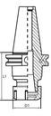 CONO CAT40 COLLET CHUCK ER40 X 2-3/4" TOOLMEX