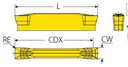VGD6.00-080-GT VPG INSERTO PARA RANURADO VARGUS
