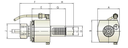 HERRAMIENTA VIVA AXIAL VDI40-OKUMA-ER32 C/REF EXTERNO HOLDWELL
