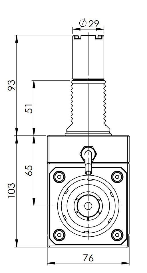 HERRAMIENTA VIVA RADIAL VDI40-OKUMA-ER32 C/REF EXTERNO HOLDWELL