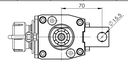 HERRAMIENTA VIVA RADIAL VDI40-OKUMA-ER32 C/REF EXTERNO HOLDWELL