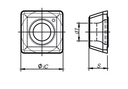 SPKX 090408 PH6930 INSERTO PARA BROCA PALBIT