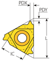 2IL14BSPT VTX INSERTO DE ROSCADO INTERIOR 1/4" TPI=14 BSPT VARGUS
