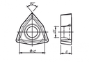 WCKX 06T308 PH6930 INSERTO PARA BROCA INDEXABLE PALBIT