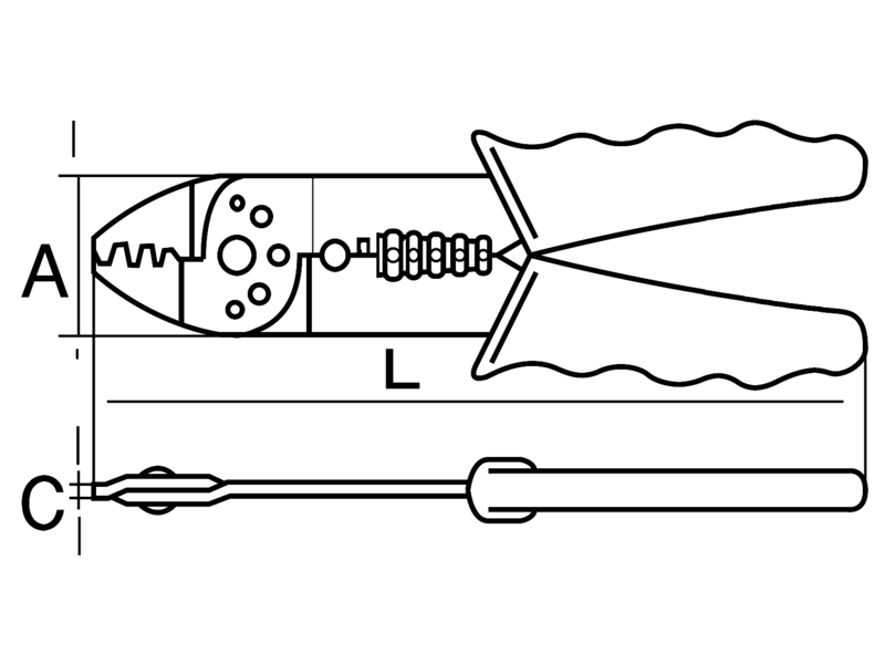 630-B1-1 PINZAS PARA TERMINALES AISLADOS IRIMO