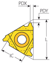 3IL3.0TRVKX INSERTO PARA ROSCA INTERNA IZQ TRAPEZOIDAL 30° TP=3 VARGUS (copia)