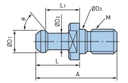 PYN50C5 TORNILLO RETENEDOR, ASME CV50 CON REFRIGERACIÓN BIG DAISHOWA
