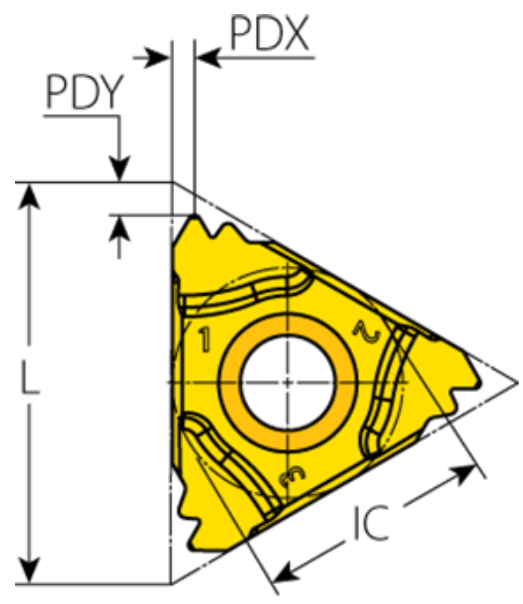 3DTER8UNVK8 INSERTO DE ROSCADO MACH EXT DER UN TPI 8 VARGUS