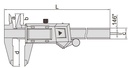 1108-200M DIGITAL CALIPER RANGE 0-200MM/0-8" READING 0.01MM/0.0005" INSIZE