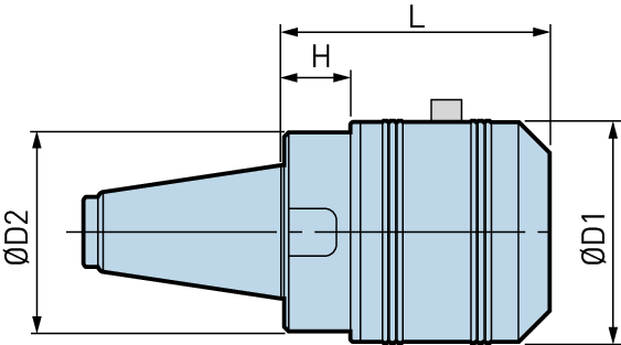 SNT50-DF50 SER DYNA FORCE, CONOS No50 (50kN) BIG DAISHOWA