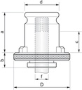 8-722-1111 - Quick Change Positive Drive Tap Adapter