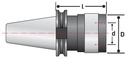 CONO BT50 RIGID TAP #2, TECHNIKS
