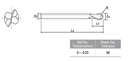 GM813010 X-POWER 2FL LONG B E/M 1X4X2.5X50 YG1