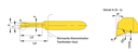 (A04.1815.15.32.15 YR X800) Simturn AX Cutting Insert Boring applications Dmin=3,2, R=0,15, L2=15,2.