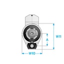 Cabezal Angular a 90 Grados Para Cono CAT50 con salida ER50 Marca ROMAI (copia)