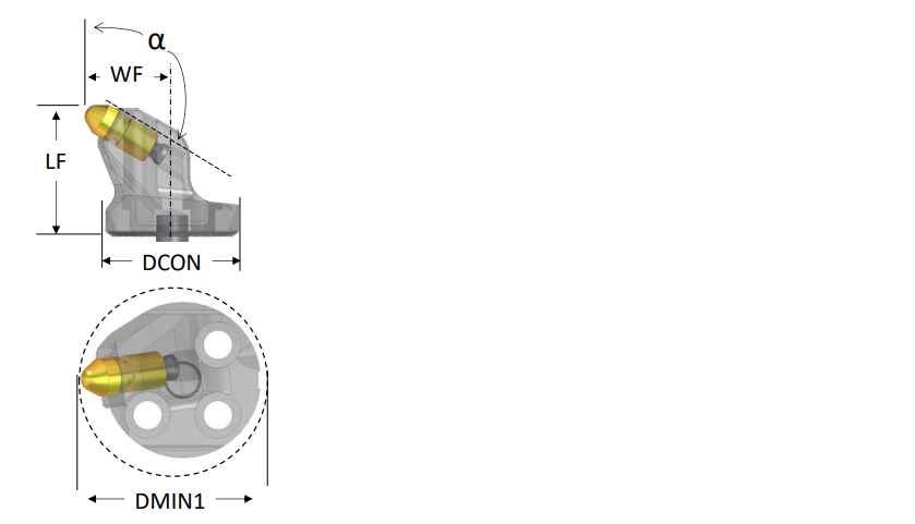 SL40 DB CP CABEZA PARA BRUÑIDO ACOPLAMIENTO SL40 MAQ AB