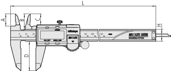 500-178-30 Digital ABS AOS Caliper MITUTOYO