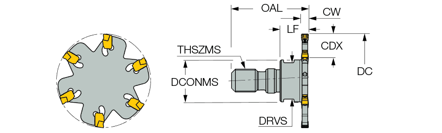 SGSA 40-3-M10-6Z-JHP, ISCAR