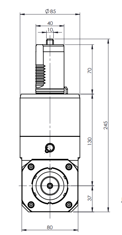 THM-VL05.130-40M HERRAMIENTA VIVA RADIAL HOLDWELL