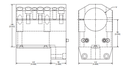 BMT75 2.0" ID HOLDER 90MM CL 90 X 90 BHP GCNC