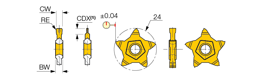 PENTA 24N239J015 IC908, ISCAR