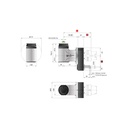 CABEZAL ANGULAR SMART CHANGE T90CN-2.5 C NEO SC2 ENTRADA CAT40 SALIDA SC2 ALBERTI