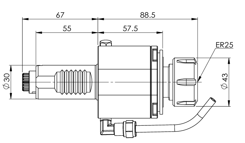 THB-A04-30B VDI30-DIN5480-ER25 HERRAMIENTA VIVA HOLDWELL