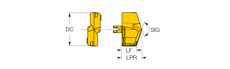 PUNTA DE BROCA, IFP 400-SPADE IQ IC908, ISCAR