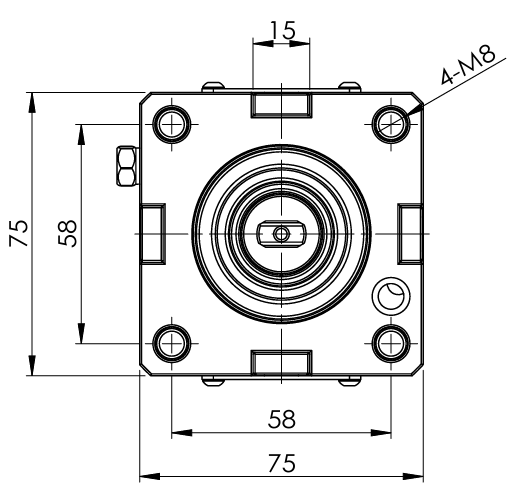 BMT45-1809-ER25 AXIAL DRIVEN TOOL HOLDER HOLDWELL