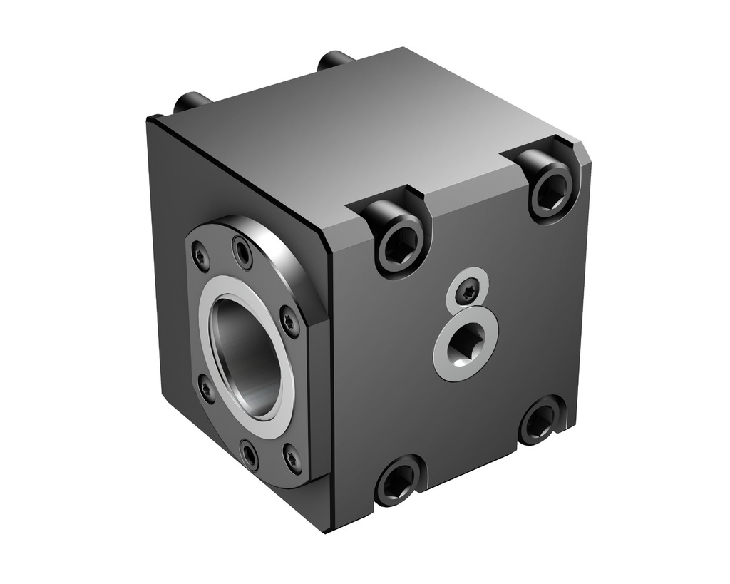 C6-TRI-OK-D, Unidad de sujeción manual para máquinas Okuma, Okuma interfase de torreta sin accionamiento -tamaño OK-D, dir. derecho, Coromant Capto (clampeo por segmento) -tamaño C6, COROMANT