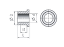 WI05.250-300 WHIPGUIDE BUSH PARA BROCA CAÑON