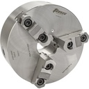 3 MORDAZAS REVERSIBLES, CUERPO DE ACERO FORJADO, RESPALDO PLANO, CHUCK UNIVERSAL DE PRECISION 12" TMX (copia)