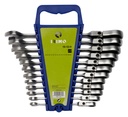 Juego de llaves combinadas de cabeza flexible con matraca y soporte, 12 piezas IRIMO una marca de SNAP ON