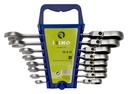 Juego de llaves combinadas flexibles con matraca y soporte, 8 piezas IRIMO una marca de SNAP ON