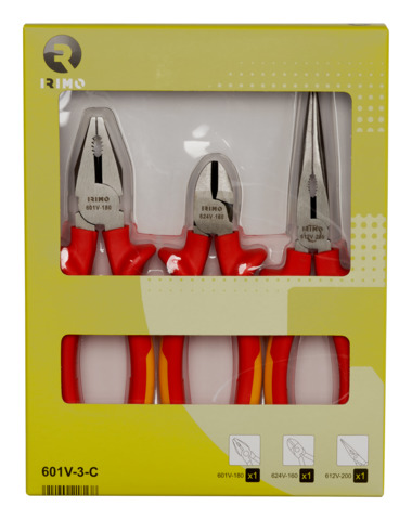 Juego de pinzas aislados, 3 piezas. IRIMO una marca de SNAP ON