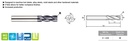 GM819912 X-POWER PRO 4 FLUTE LONG LENGTH CORDER RADIUS END MILL 5.0(R.5) x 6.0 x 20.0 x 60.0 YG1