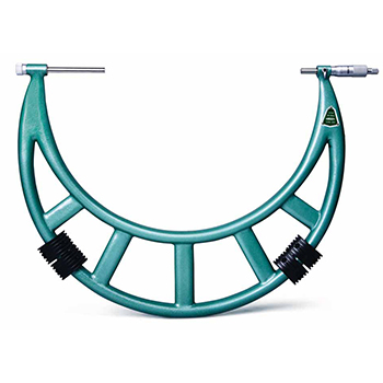3206-16 OUTSIDE MICROMETER WITH INTERCHANGEABLE ANVILS RANGE 12-16" READING .001" INSIZE