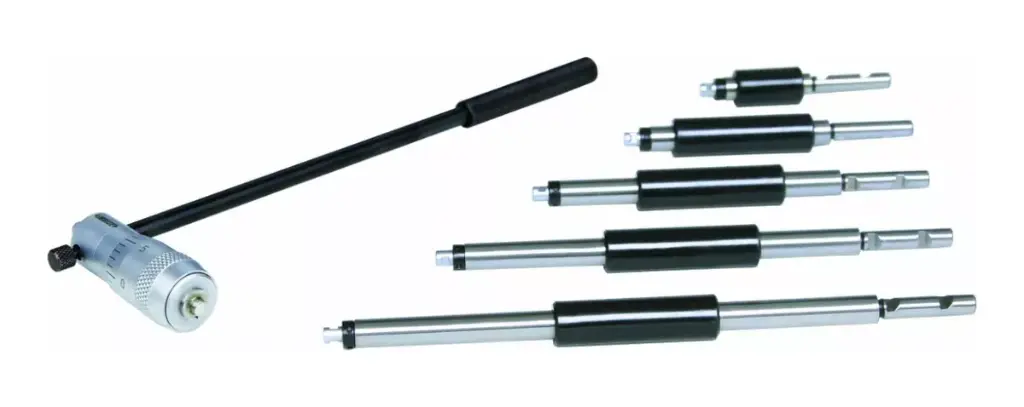 3221-8 TUBULAR INSIDE MICROMETER RANGE 2-8" READING .001" INSIZE