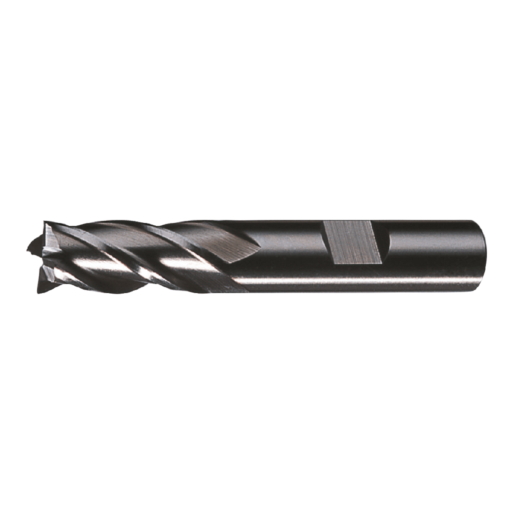 END MILL CARBURO, 4F  5/8¨ X 5/8¨ X 1 5/8¨ X 3-3/4¨ TIN CLEVELAND
