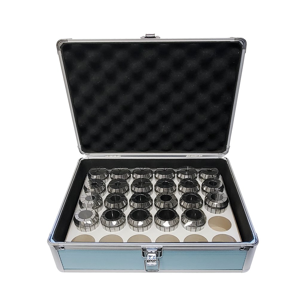 SET DE COLLETS ER40 DE 23 PIEZAS RANGO 4MM-26MM TOOLMEX