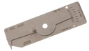 RIVERWELD Medidor de inspección de calibre de soldadura simple V-WAC Marks Metric