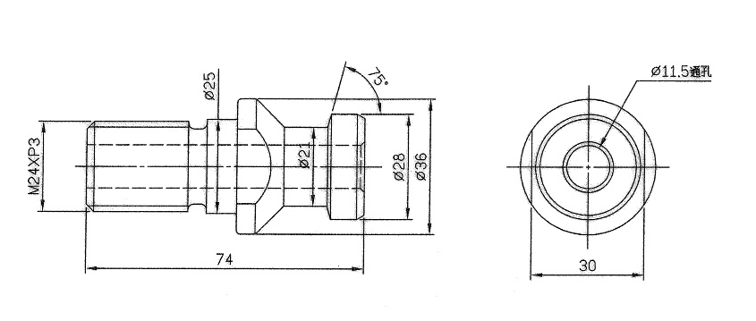 PULL STUD DIN69872A-SK50 GOODWAY
