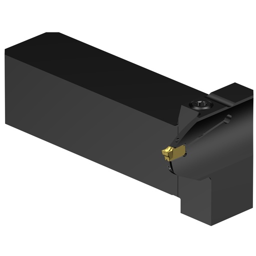 [8105412] QS-QI-LGG15C2525-024B, Herramienta con mango CoroCut® QI para ranurado frontal, dir izq, Zanco rectangular -metrico: 25 x 25, COROMANT
