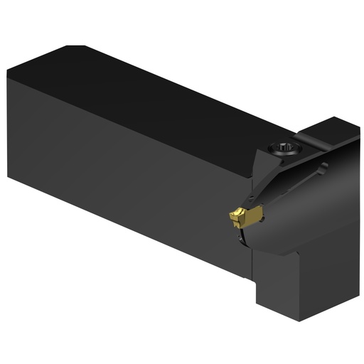 [8105414] QS-QI-LGG15C16-024B, Herramienta con mango CoroCut® QI para ranurado frontal, dir izq, Zanco rectangular -pulg: 1 x 1, COROMANT