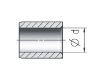 [B08.300] B08.300 BUJE PARA BROCA CAÑON DIAM 08.30MM